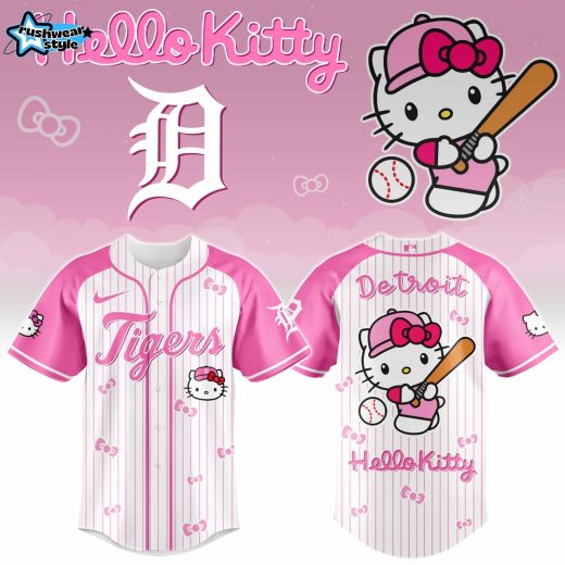 Detroit Tigers Hello Kitty 2026 Limited Edition MLB Jersey Ver 2