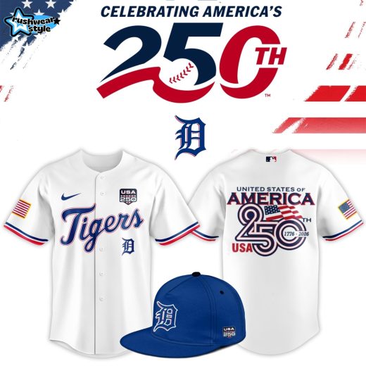 Detroit Tigers USA 250th Anniversary Limited Baseball Jersey