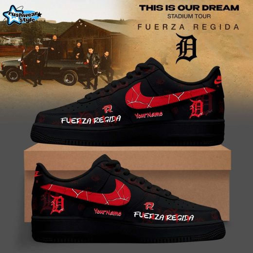 Detroit Tigers x Fuerza Regida 2026 Stadium Tour AF1 Inspired Sneaker