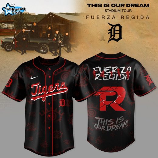 Detroit Tigers x Fuerza Regida This Is Our Dream Stadium Tour 2026 Limited Jersey