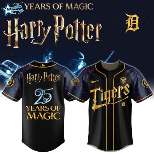 Detroit Tigers x Harry Potter 25 Years of Magic Game Night 2026 Jersey Limited Edition Selling Out Fast Ver2