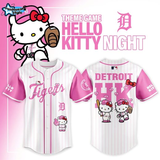 Detroit Tigers x Hello Kitty Night 2026 Limited Editions Jersey