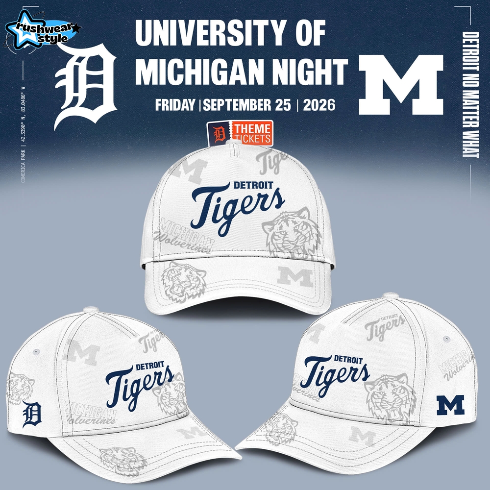 Detroit Tigers x Michigan Wolverines University Of Michigan Night Limited Edition Jersey Detroit Tigers x Michigan Wolverines University Of Michigan Night Limited Edition Jersey