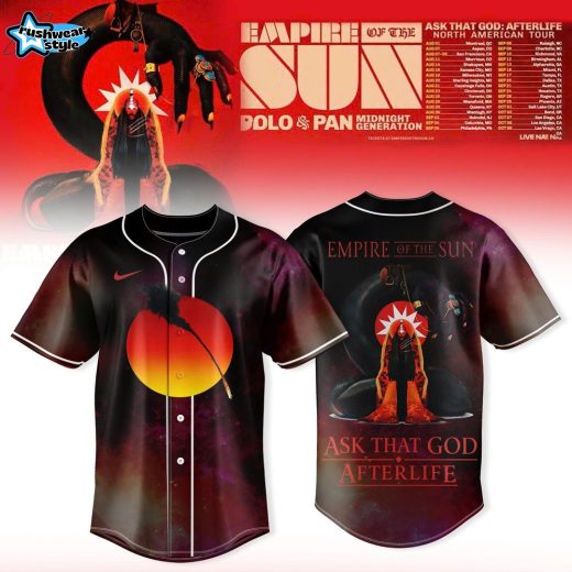 Empire Of The Sun Ask That God Afterlife Tour Baseball Jersey – Midnight Generation Cosmic