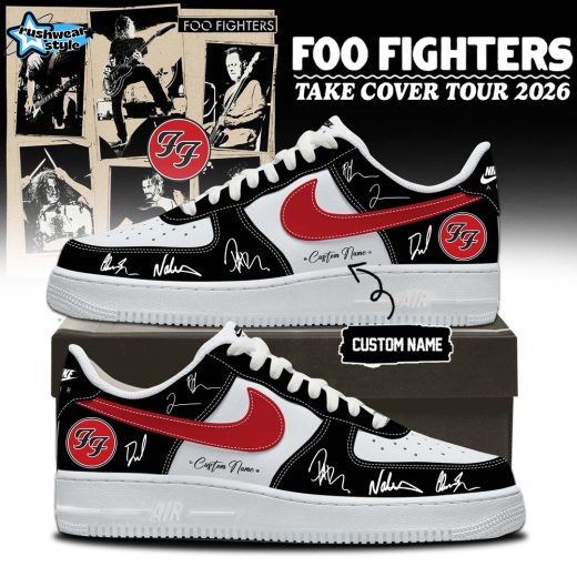 Foo Fighters Take Cover Tour 2026 Exclusive Signature Shoes V2