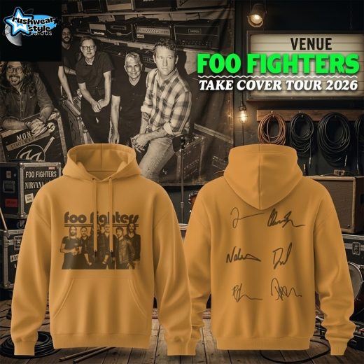 Foo Fighters Take Cover Tour 2026 Hoodie