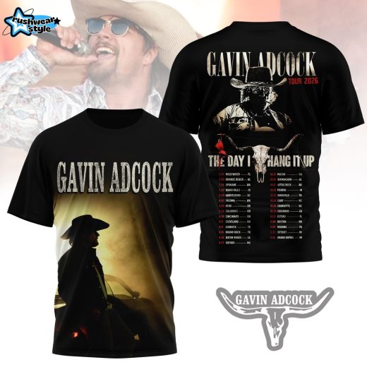 Gavin Adcock The Day I Hang It Up Tour 2026 T-Shirt