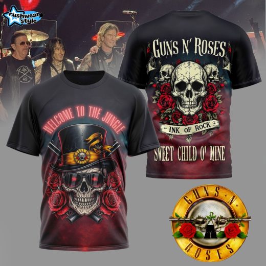 Guns N' Roses "Welcome to the Jungle" 3D Shirt Limited Edition