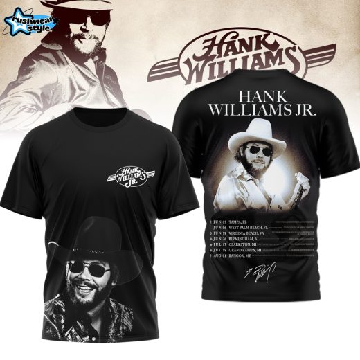 Hank Williams Jr. Classic Vintage Portrait Country Legend 2026 Shirt