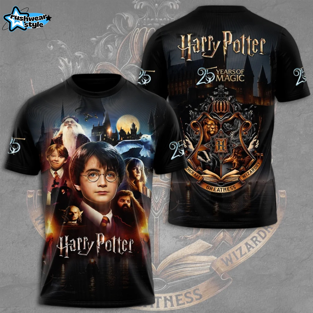 Harry Potter 25th Anniversary 3D Apparel Harry Potter 25th Anniversary 3D Apparel