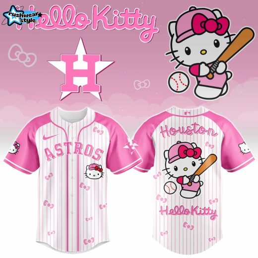 Houston Astros Hello Kitty 2026 Limited Edition MLB Jersey Ver 2