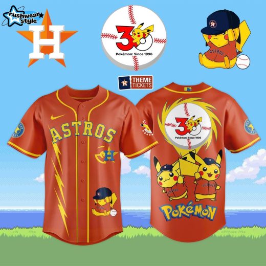 Houston Astros MLB x Pokémon 30th Anniversary 2026 Premium Jersey