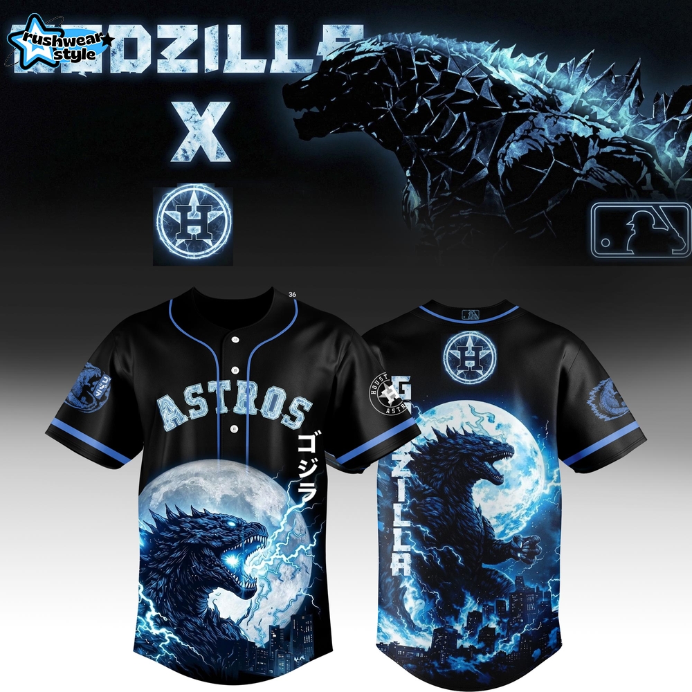 Houston Astros x Godzilla Legendary Jersey Black Limited Edition Selling Out Fast Houston Astros x Godzilla Legendary Jersey Black Limited Edition Selling Out Fast