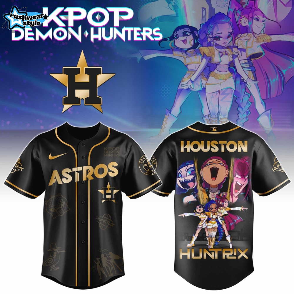 Houston Astros x “Golden” Kpop Hunter Demon Jersey Limited Edition + Selling Out Fast Houston Astros x “Golden” Kpop Hunter Demon Jersey Limited Edition + Selling Out Fast