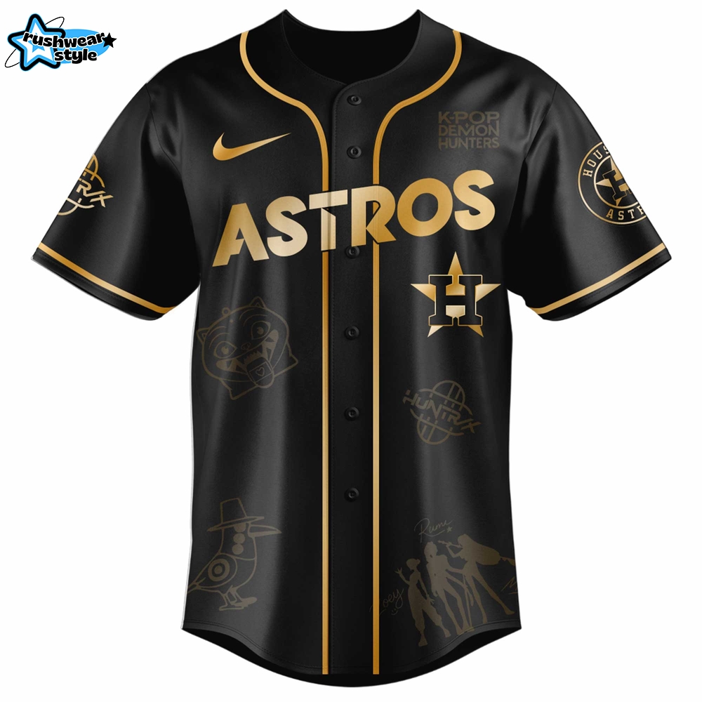 Houston Astros x “Golden” Kpop Hunter Demon Jersey Limited Edition + Selling Out Fast Houston Astros x “Golden” Kpop Hunter Demon Jersey Limited Edition + Selling Out Fast