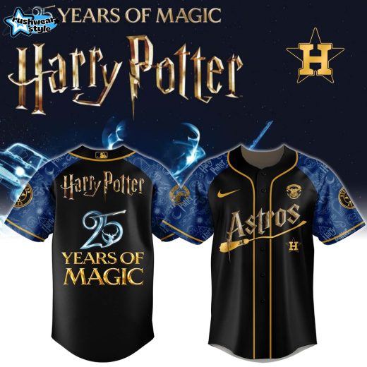 Houston Astros x Harry Potter 25 Years of Magic Game Night 2026 Jersey Limited Edition Selling Out Fast Ver2