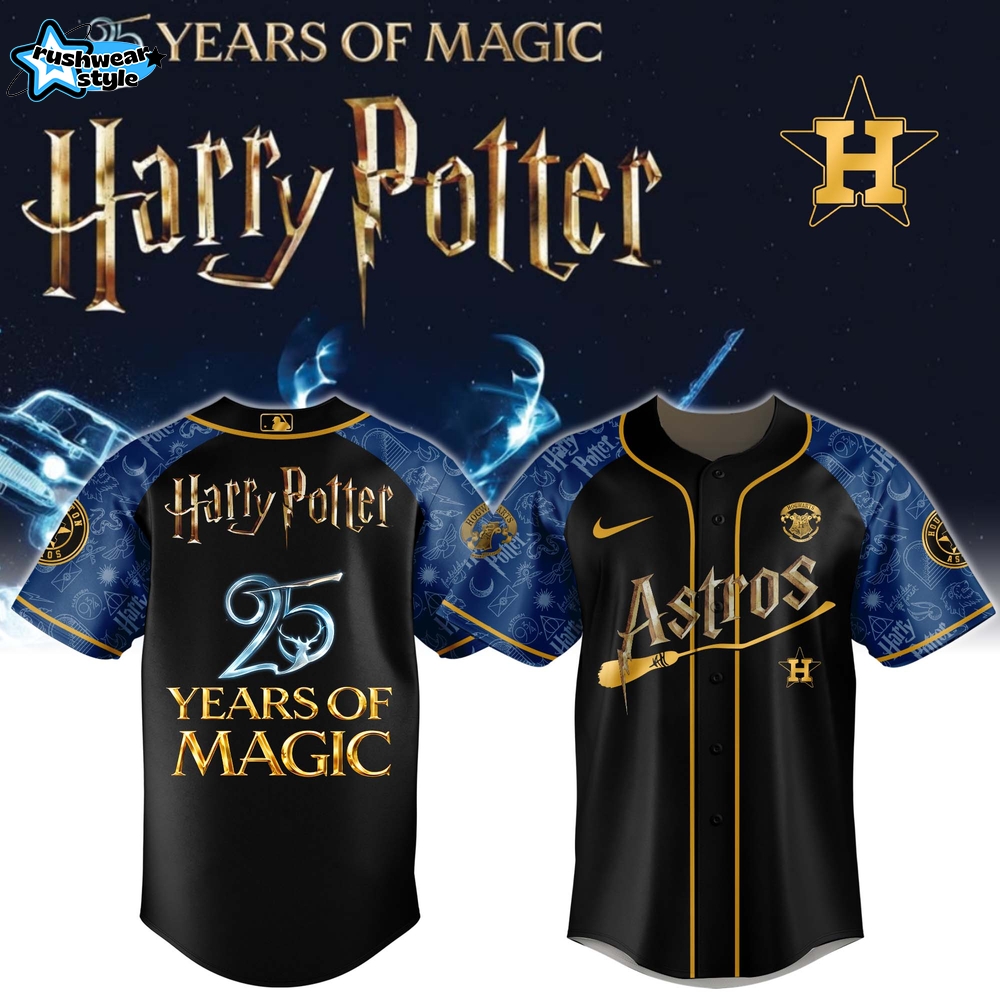 Houston Astros x Harry Potter 25 Years of Magic Game Night 2026 Jersey Limited Edition Selling Out Fast Ver2 Houston Astros x Harry Potter 25 Years of Magic Game Night 2026 Jersey Limited Edition Selling Out Fast Ver2