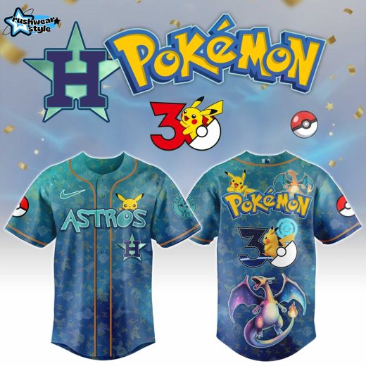 Houston Astros x Pokémon 2026 Special Event Baseball Jersey