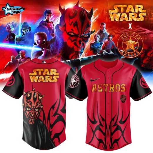 Houston Astros x Star Wars Maul Shadow Lord 2026 Limited Edition Jersey Version 2
