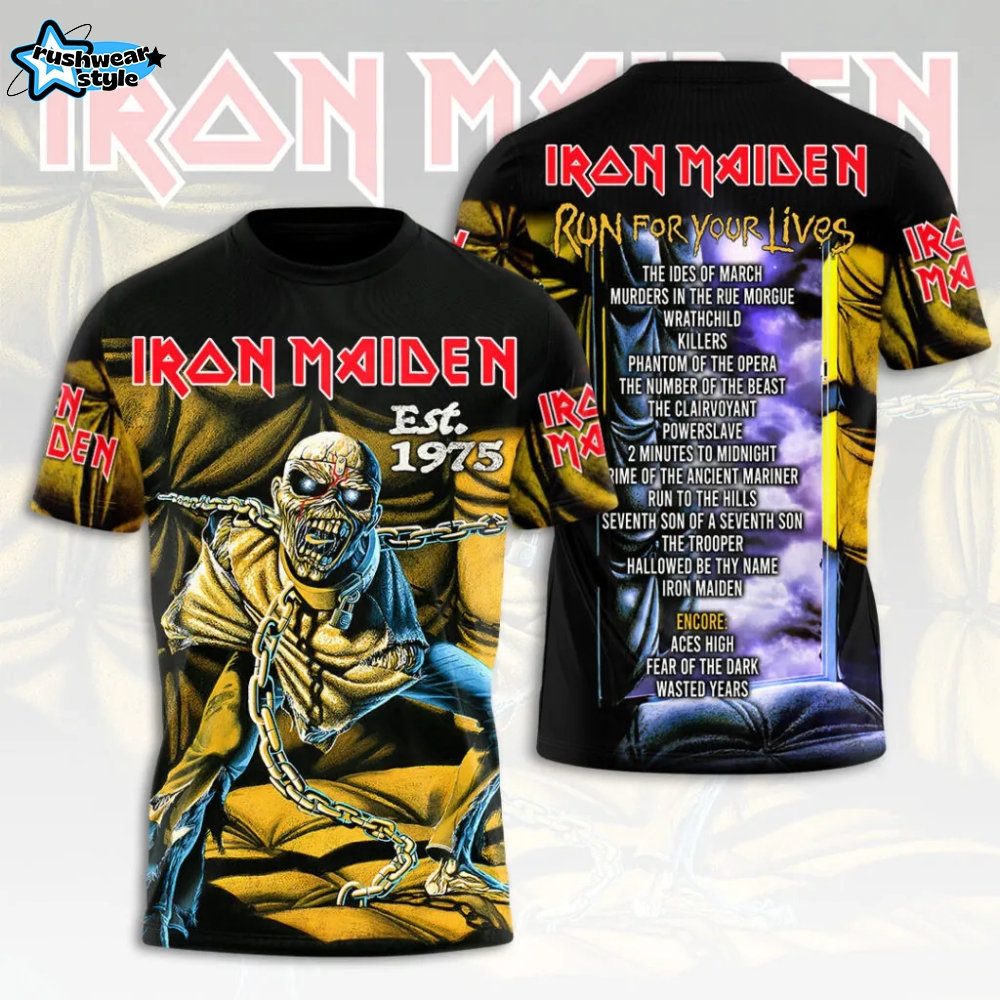 Iron Maiden World Tour 2026 All-Over Print 3D Apparel Iron Maiden World Tour 2026 All-Over Print 3D Apparel