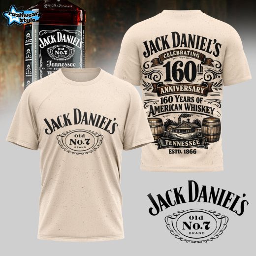 Jack Daniel’s 160th Anniversary American Whiskey Graphic Shirt