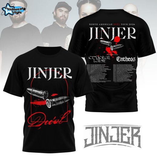 Jinjer Duél North American Tour 2026 Schedule Tour Dates Unisex T Shirt