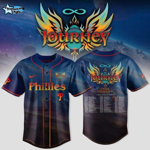 Journey Final Frontier Tour 2026 Philadelphia Phillies Limited Baseball Jersey