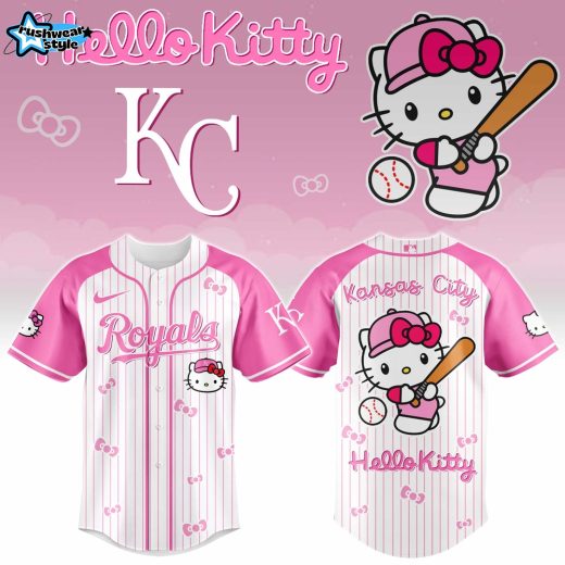Kansas City Royals Hello Kitty 2026 Limited Edition MLB Jersey Ver 2