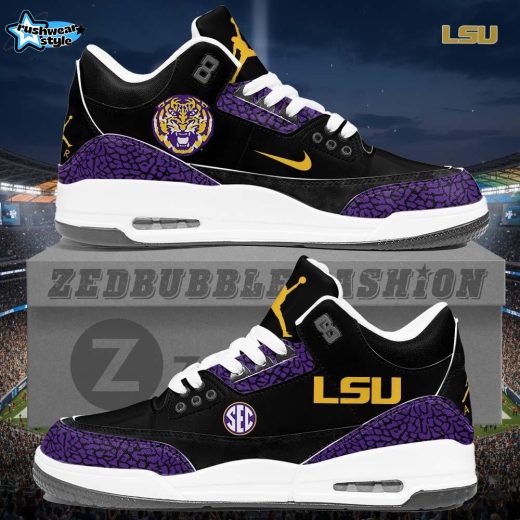 LSU Custom AJ3 Sneakers 2026