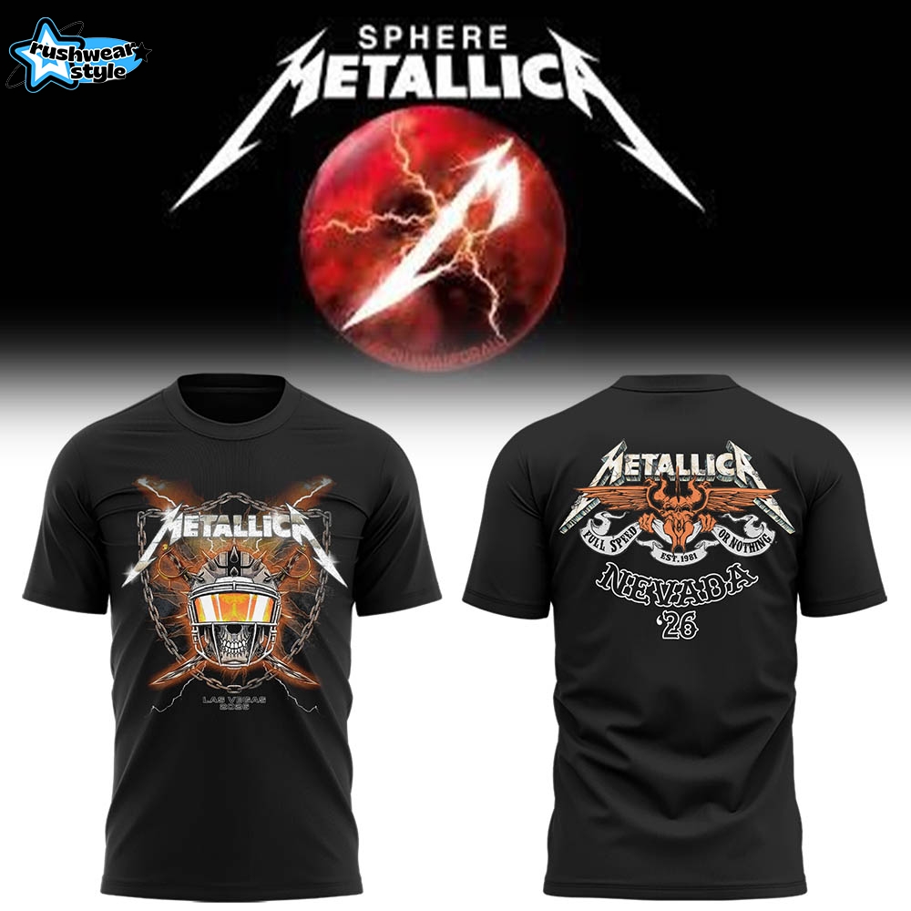 Las Vegas Raiders x Metallica M72 World Tour Limited Edition T-shirt Version 2 Las Vegas Raiders x Metallica M72 World Tour Limited Edition T-shirt Version 2