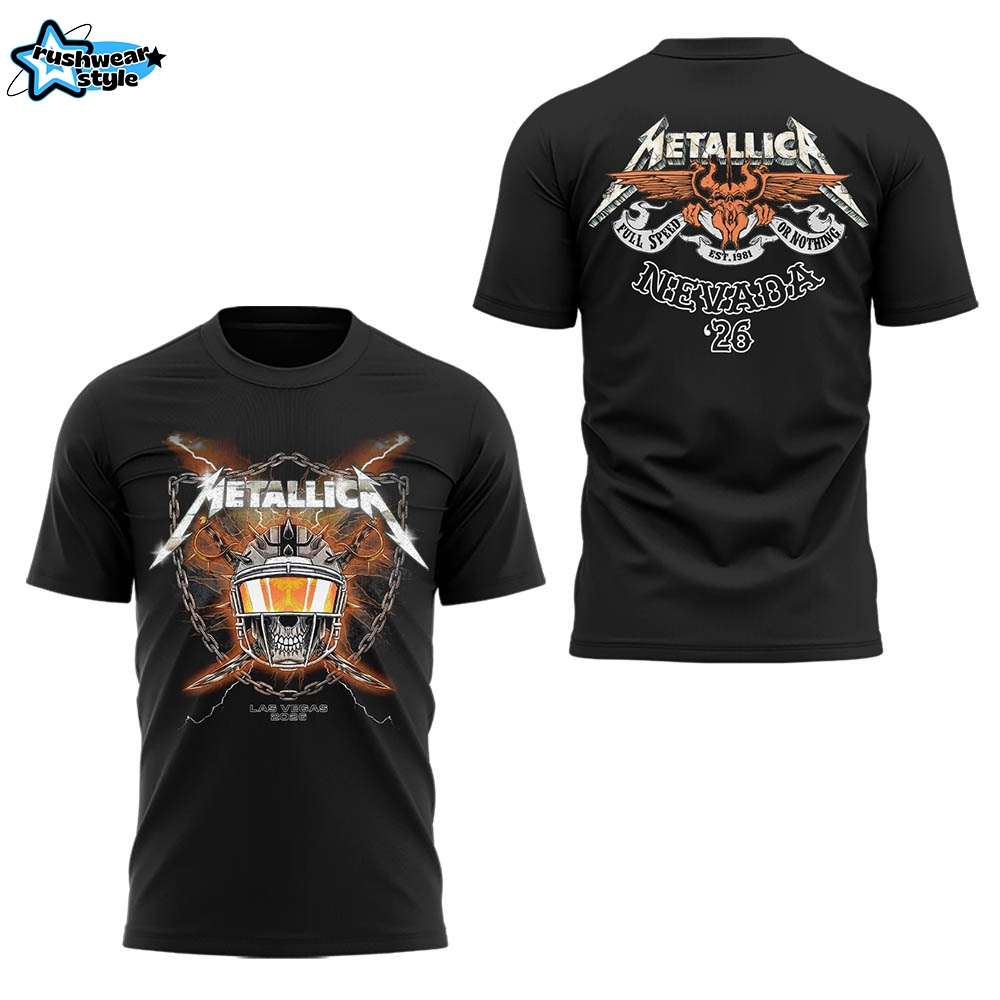 Las Vegas Raiders x Metallica M72 World Tour Limited Edition T-shirt Version 2 Las Vegas Raiders x Metallica M72 World Tour Limited Edition T-shirt Version 2