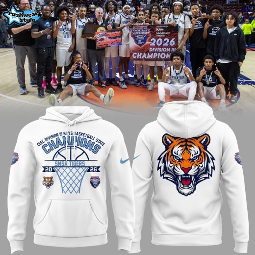 Limited Edition 2026 D3 Boys Basketball State Champions 🏀🏆 Hoodie Ver2