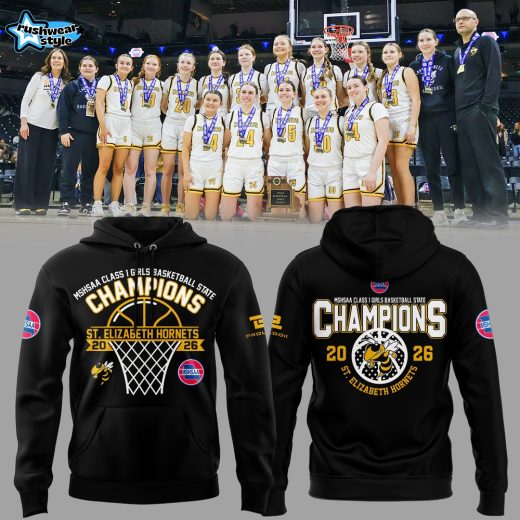 Limited Edition Class 1 Girls Basketball State Champions Hoodie