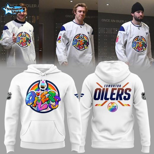 Limited Edition Edmonton Oilers Celebrating Pride Hoodie
