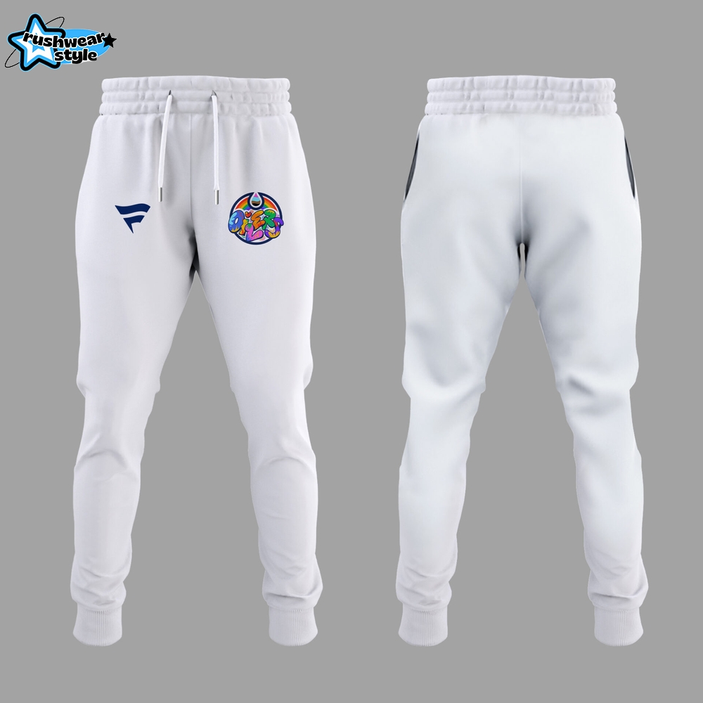 Limited Edition Edmonton Oilers Celebrating Pride Hoodie Limited Edition Edmonton Oilers Celebrating Pride Hoodie