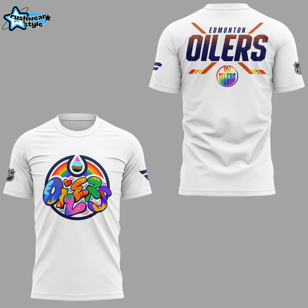 Limited Edition Edmonton Oilers Celebrating Pride Shirt Limited Edition Edmonton Oilers Celebrating Pride Shirt