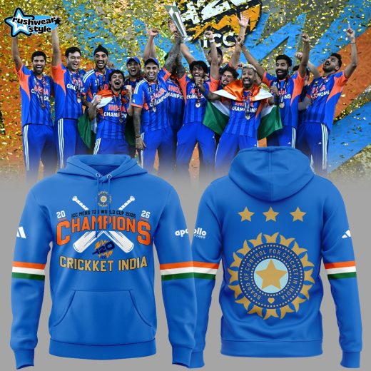 Limited Edition ICC Men’s T20 World Cup Champions Hoodie Ver2