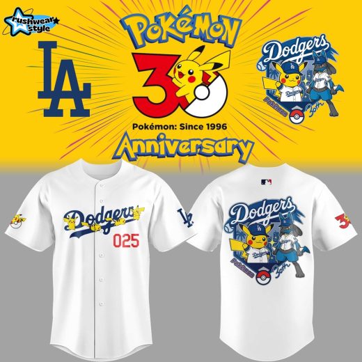 Limited Edition LA x Pokemon 30th Anniversary Jersey 2026
