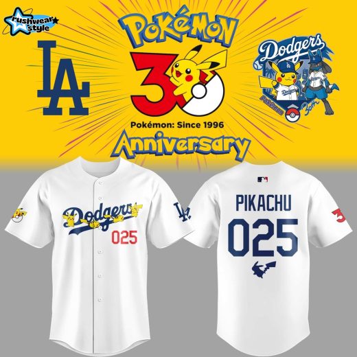 Limited Edition LA x Pokemon 30th Anniversary Jersey Custom Name/Number 2026