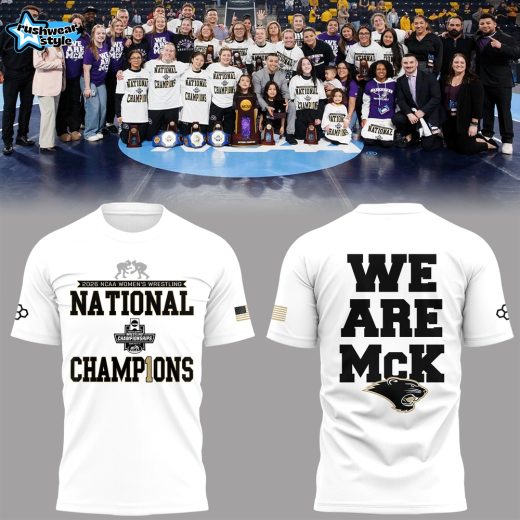Limited Edition McK WOMEN’S WRESTLING NATIONAL CHAMPIONS TShirt Ver2