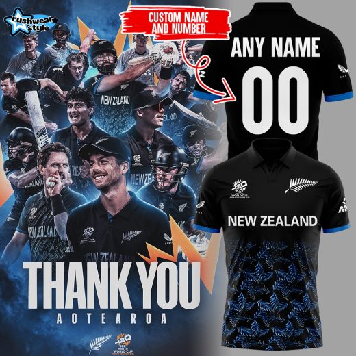 Limited Edition New Zealand Cricket Custom Polo