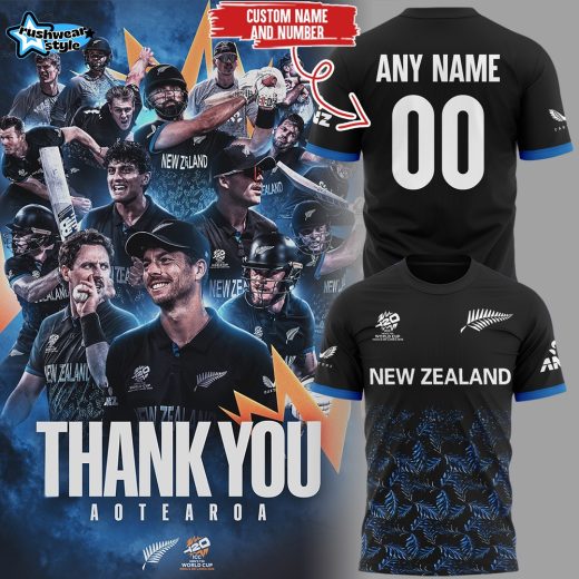 Limited Edition New Zealand Cricket Custom Shirt