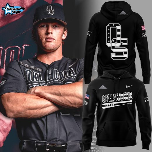 Limited Edition Oklahoma State Cowboys Salute To Service Hoodie Black
