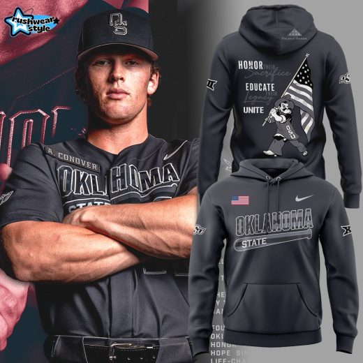 Limited Edition Oklahoma State Cowboys Salute To Service Hoodie Ver2