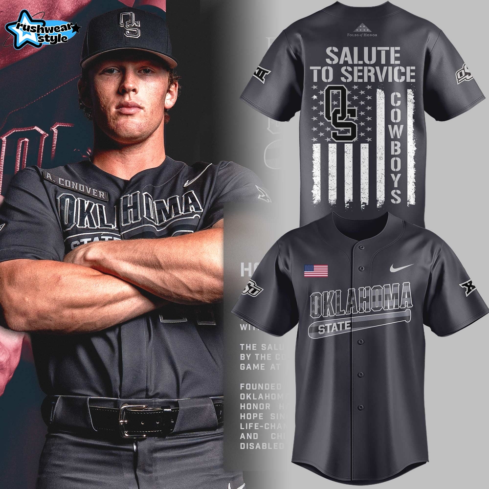 Limited Edition Oklahoma State Cowboys Salute To Service Jersey Limited Edition Oklahoma State Cowboys Salute To Service Jersey