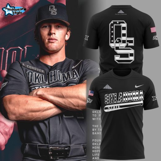 Limited Edition Oklahoma State Cowboys Salute To Service Shirt Black