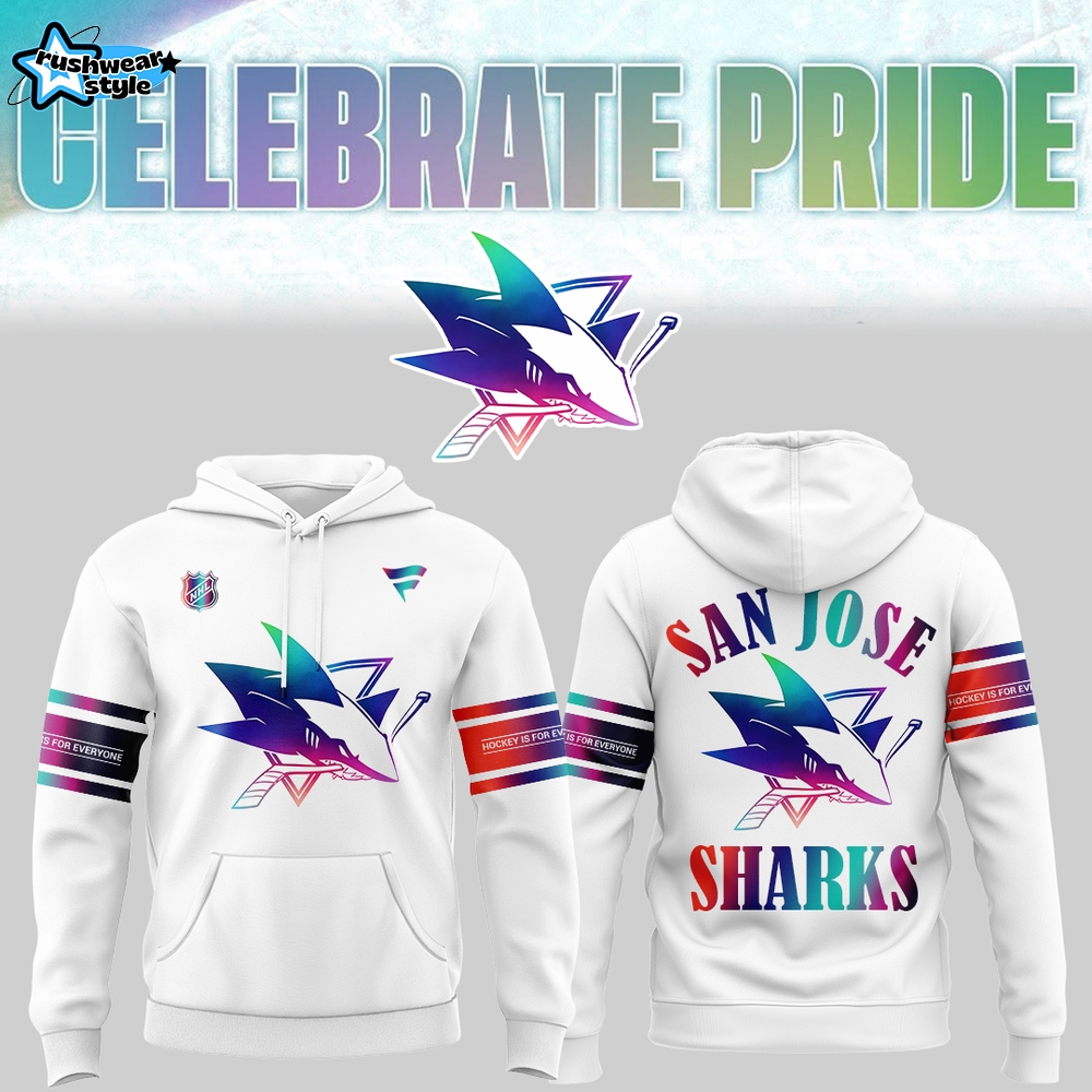 Limited Edition San Jose Sharks Celebrate Pride Hoodie Limited Edition San Jose Sharks Celebrate Pride Hoodie