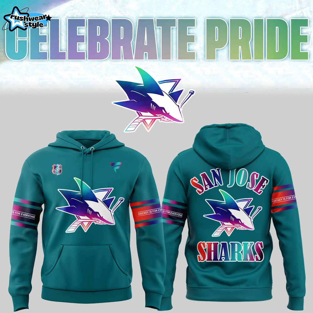 Limited Edition San Jose Sharks Celebrate Pride Hoodie Limited Edition San Jose Sharks Celebrate Pride Hoodie