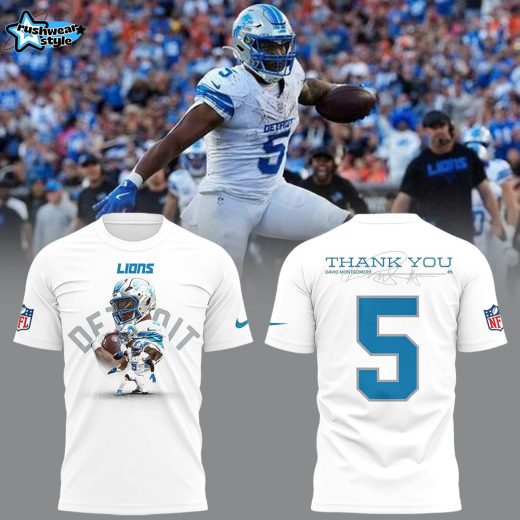 Limited Edition Thank You David Montgomery Shirt