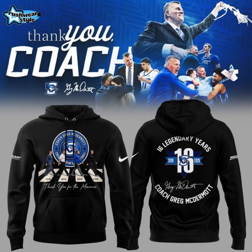 Limited Edition “Thank You For Everything, Coach Greg McDermott” Black Hoodie